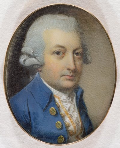 Portret van een heer, 1787 door George Engleheart